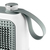 De’Longhi HFX10B03.GR calefactor eléctrico Interior Gris, Blanco 350 W Ventilador eléctrico