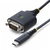 StarTech.com 30cm USB-C naar Serieel Adapter Kabel, COM Retentie, FTDI Chipset, USB Type-C naar DB9 RS232 Male, Status LEDs, Verwisselbare DB9 Schroeven en Moeren