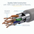 StarTech.com 0.50m CAT6a Ethernet Cable - 10 Gigabit Shielded Snagless RJ45 100W PoE Patch Cord - 10GbE STP Network Cable w/Strain Relief - Grey Fluke Tested/Wiring is UL Certif...