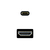 Nanocable Cable Conversor USB-C a HDMI 1.4 4K@30HZ 1.8 m, Negro