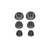 Jabra Elite 7 Pro and Active Eargels 3 pairs (S,M,L) - Black/Ti-B