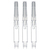 L-Style Spin Schaft Silent Straight clear transparent 130, 3 Stück