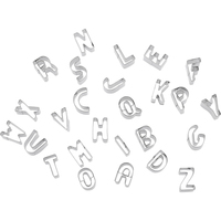 Buchstaben-Ausstechformen »A-Z«, 2,5 cm alle Buchstaben des Alphabets sind