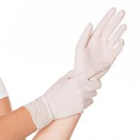 Einweg-Handschuh Nitril, Safe Light, puderfrei, Länge 24cm, Größe L, Weiß, 100 Stück/VE