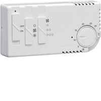 Thermostat ambiance électronique chauf eau chaude ou clim avec ventilation 230V (58102)