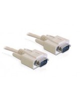 Delock Kabel seriell DB-9 M bis M 2 m beige China