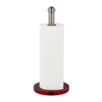 Küchenrollenhalter in Silber/ Rot - (H)35 x Ø 15 cm 10043316_0