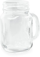 Trinkglas mit Henkel Caro, 0,45 ltr., 10,7 x