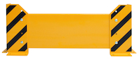 Rammschutzwand, 400 x 800 mm (H x B), gelb/schwarz