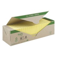 Haftnotizblock Recyc gelb POST-IT 654RYP24/18+6 76x76mm