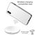 NALIA Mirror Hardcase compatible with iPhone X / XS, Slim Protective View Cover 9H Tempered Glass Case & Silicone Bumper, Shockproof Mobile Back Protector Phone Skin Coverage Si...