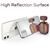 NALIA Spiegel Hart Glas Hülle für iPhone 11, Mirror Case 9H Tempered Cover Silber