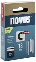 Novus Tools 042-0802 Keskenyhátú kapcsok 4-es típus 1000 db Méret (H x Sz x Ma) 18 x 6.1 x 18 mm