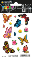 HERMA 6766 Tattoos Colour Art vlinders Bild 1