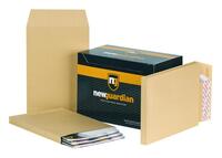 New Guardian Pocket Gusset Envelope C4 Peel and Seal Plain Power-Tac 25mm Gusset 130gsm Manilla (Pack 100)