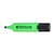 ValueX Flat Barrel Highlighter Pen Chisel Tip 1-5mm Line Green (Pack 10)