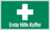 Rettungszeichen-Kombischild - Erste Hilfe, Erste Hilfe Koffer, Grün, Folie