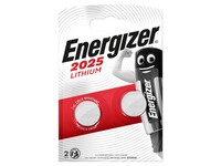 Energizer CR2025 Knoopcel Batterij, diameter 20 mm, 3 V (pak 2 stuks)