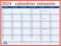 AURORA Mementoplaat Kalender, 420 x 330 mm, Frans