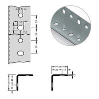 Profilato angolare d'acciaio per sistema modulare