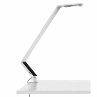 Tischleuchte Luctra table pro 2 linear clamp 9,45 W rechteckig weiß