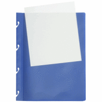Einhakhefter Variant A4 PP mit Sichttasche vollfarbig blau