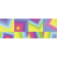 Transparentpapier 115g/qm A4 VE=5 Blatt Regenbogen Spektrum
