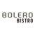 Bolero Bistro Side Chairs with Seat Pad in Red - Steel & Wood - Pack of 4