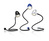 USB-Leuchte LED Snake nachtblau