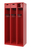 C+P Feuerwehrspind Evolo, Modell PRAKTUS, 3 Abteile, H1850B900T500 mm, Feuerrot
