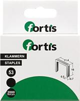 Zszywki z cienkiego drutu 16 mm a 2000szt.FORTIS FORTIS