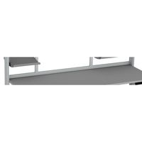 Profil aluminium horizontal l 1500 mm pour fixatio