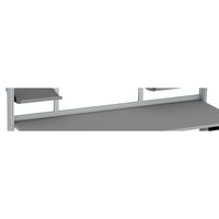 Profil aluminium horizontal l 1800 mm pour fixatio