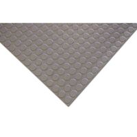 4.5mm nitrile rubber studded floor matting - 10m roll, grey