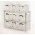 Really Useful Box® wire-shelf archive storage with containers - Complete with 9 clear boxes
