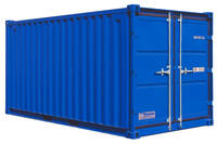 Lagercontainer LC 15', Enzianblau
