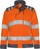 High Vis Green Jacke Damen Kl. 3, 4068 GPLU Warnschutz-orange/grau Gr. L