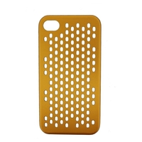 Xccess Metal Cover Pixel Apple iPhone 4 Gold
