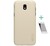 NILLKIN SUPER FROSTED műanyag telefonvédő (gumírozott, érdes felület + képernyővédő fólia) ARANY [Samsung Galaxy J7 (2017) SM-J730]