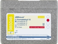 Tests en cuve ronde NANOCOLOR® Formaldéhyde Plage de mesure 0,20-10,00 mg/l HCHO 0,02-1,00 mg/l HCHO