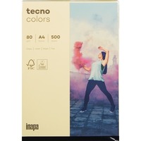 Kopierpapier tecno® colors, DIN A4, 80 g/m², Pack: 500 Blatt, hellgelb