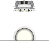 Zumtobel P-INF R200L LED1800- 60818522 927-65 LDO FAL WH LED-