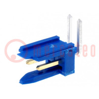 Socket; wire-board; male; PIN: 2; 2.54mm; THT; Dubox®; 3A; Layout: 1x2