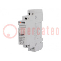 Relay: installation; bistable,impulse; NO; Ucoil: 12VAC; 16A; IP20