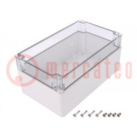 Enclosure: multipurpose; X: 120mm; Y: 200mm; Z: 90mm; EURONORD; grey