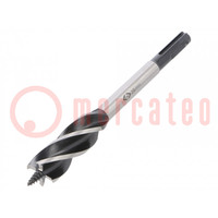 Drill bit; for wood; Ø: 20mm; L: 160mm; Working part len: 110mm