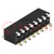 Switch: DIP-SWITCH; Poles number: 8; ON-OFF; 0.025A/24VDC; Pos: 2