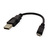 ROLINE USB 2.0 Cable, A - Micro B, M/M, black, 0.15 m