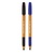 Golyóstoll Cello Tri-Grip sárga tolltest 0,7 mm kék eldobható