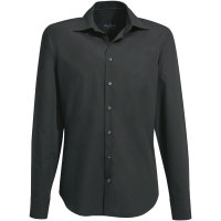 HAKRO Business-Hemd, Tailored Fit, langärmelig, schwarz, Gr. S - XXXL Version: XL - Größe XL